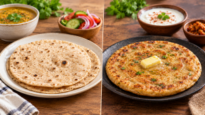 Paratha vs Roti: The Basic Difference