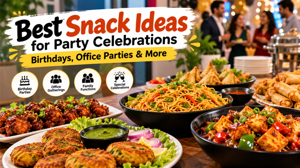 Best Indian Snacks for Party and Office Celebrations