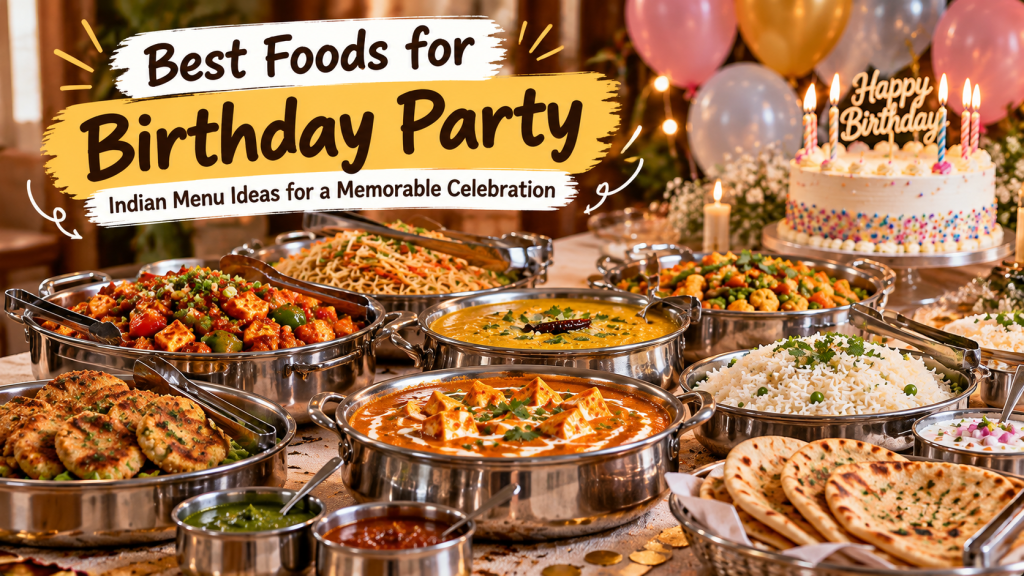 Best Foods for Birthday Party: Indian Menu Ideas for a Memorable Celebration
